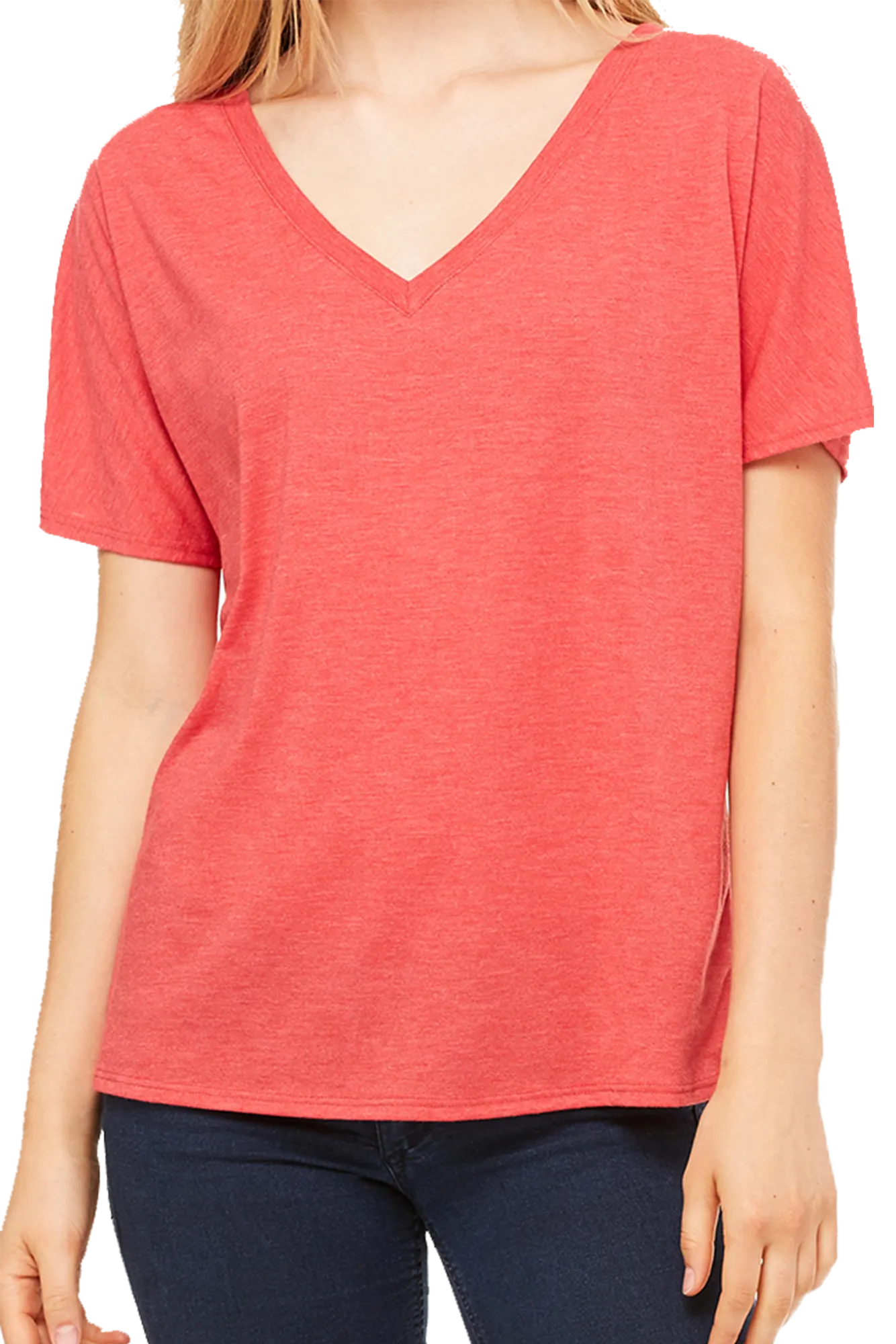 Bella Canvas Women's Slouchy V-Neck Tee *Choose Your Color