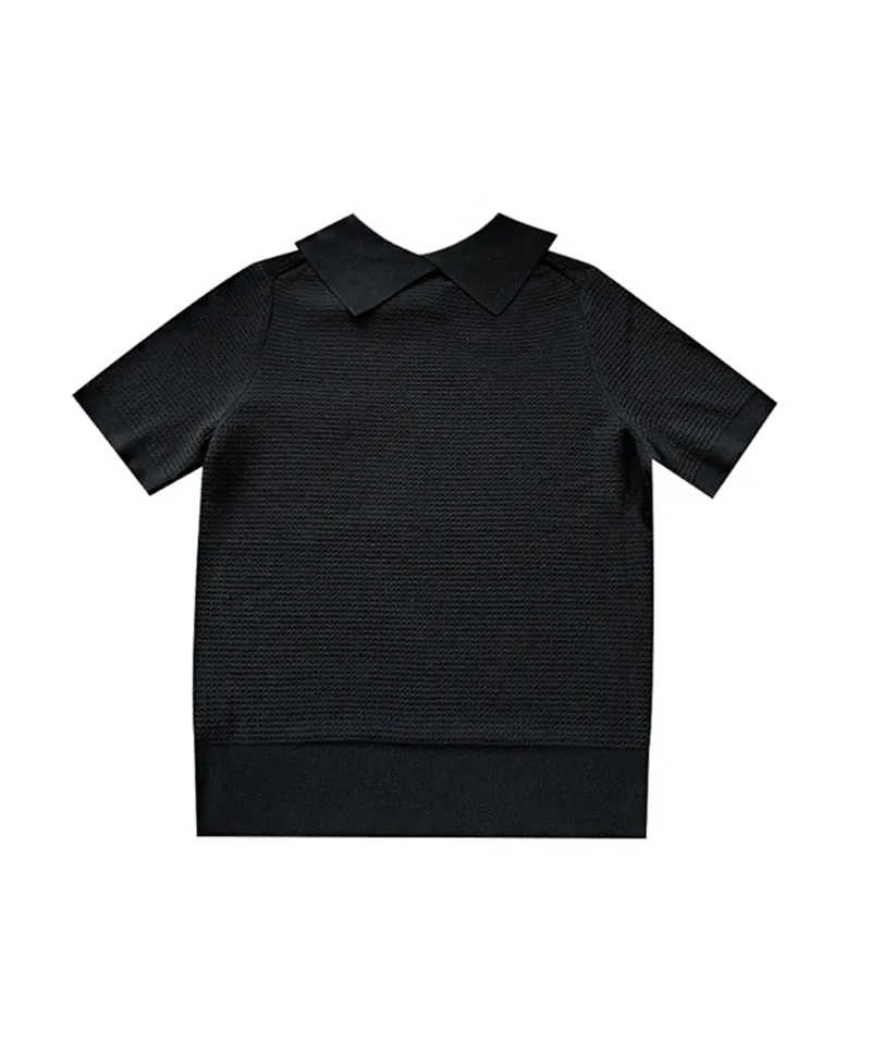 BENECIA 12 Flat Cushion Short Sleeve - Black