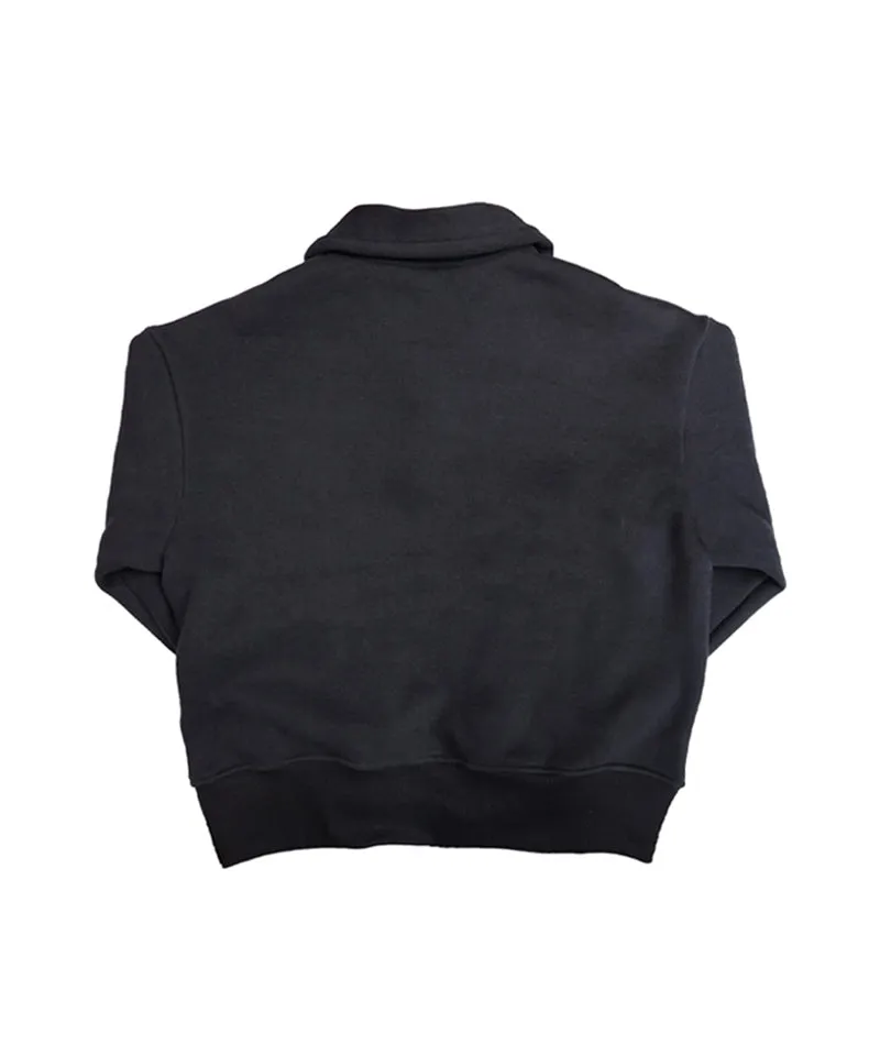 BENECIA 12 Flat Fleece Twill Man-to-Man - Charcoal Gray