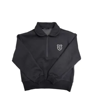 BENECIA 12 Flat Fleece Twill Man-to-Man - Charcoal Gray