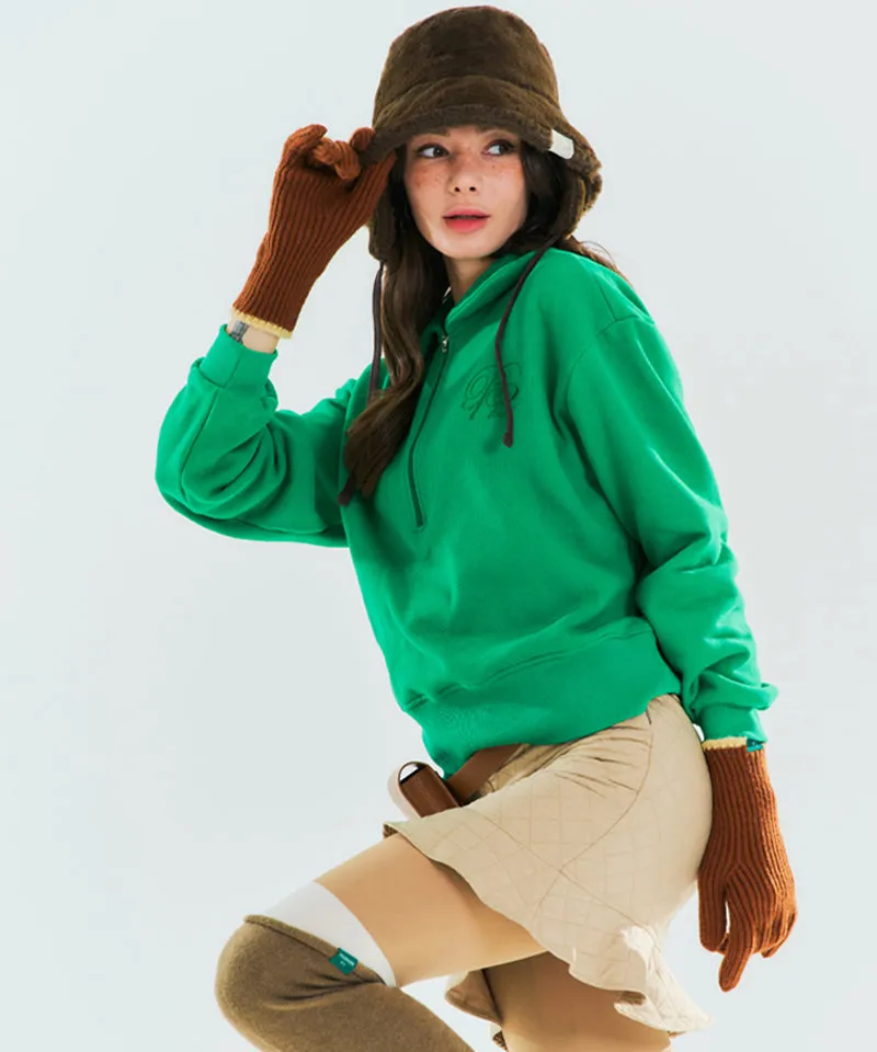 BENECIA 12 Flat Fleece Twill Man-to-Man - Green