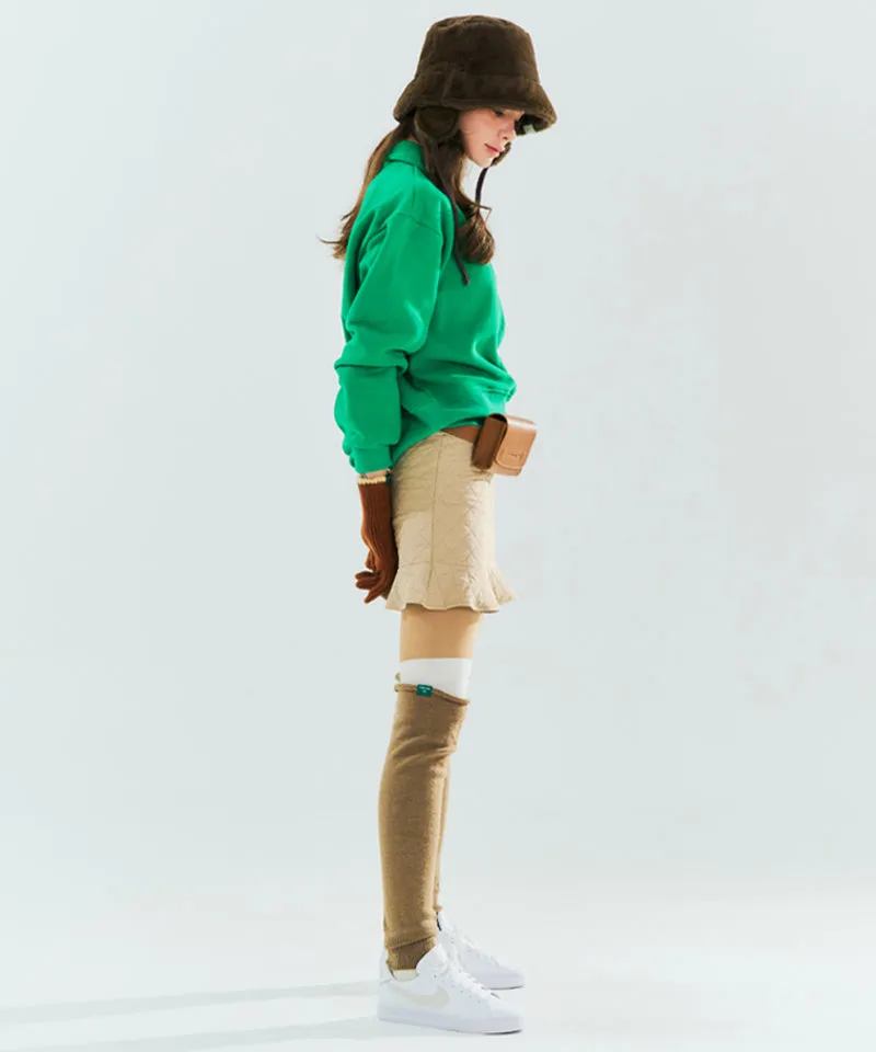 BENECIA 12 Flat Fleece Twill Man-to-Man - Green