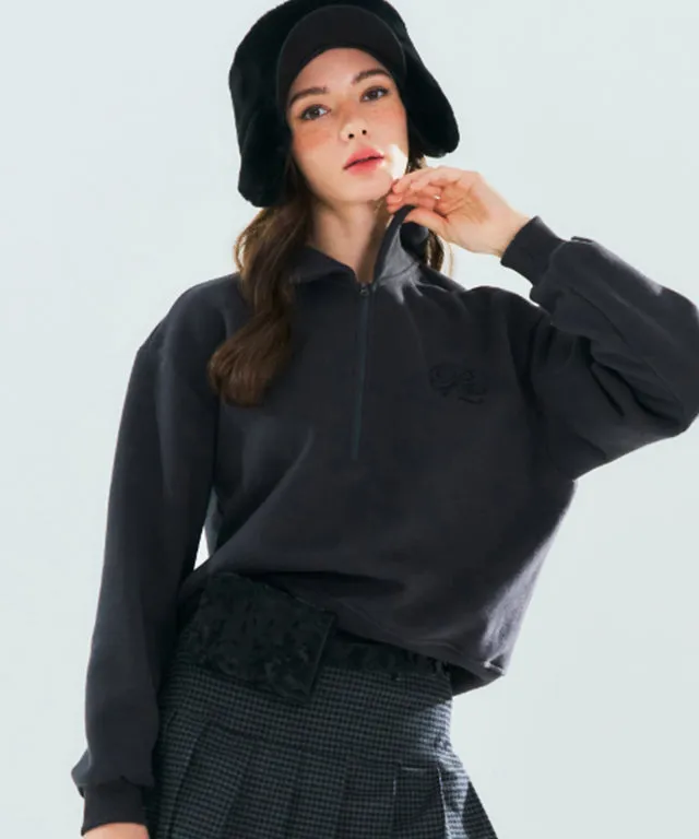 BENECIA 12 Flat Raised Sweatshirt - Charcoal