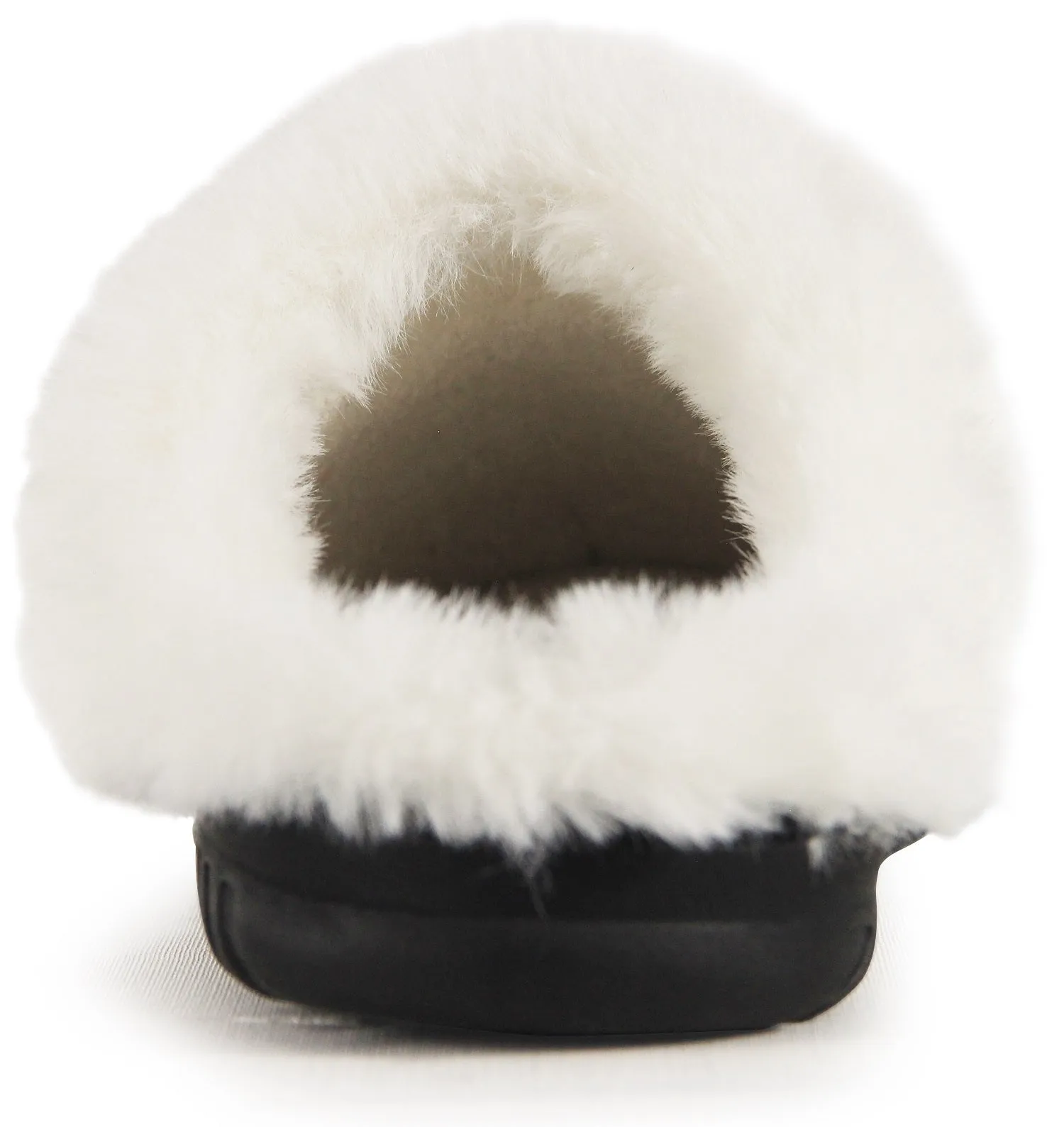 BenSorts Fuzzy Slippers for Women Men Warm Memory Foam House Shoes Indoor and Outdoor