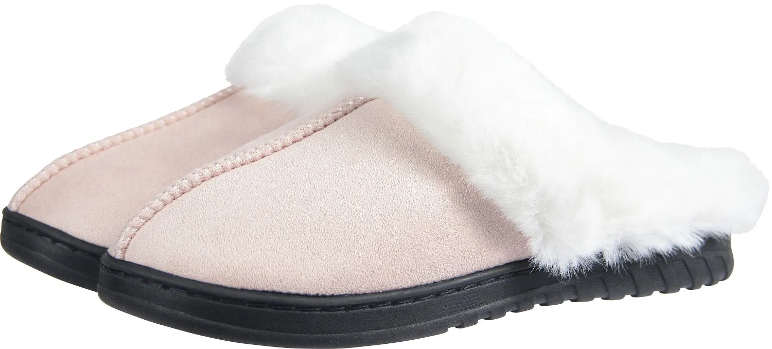 BenSorts Fuzzy Slippers for Women Men Warm Memory Foam House Shoes Indoor and Outdoor