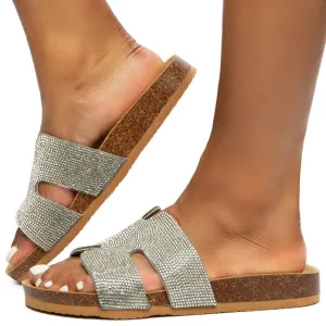 Berk-47 Rhinestone Sandals
