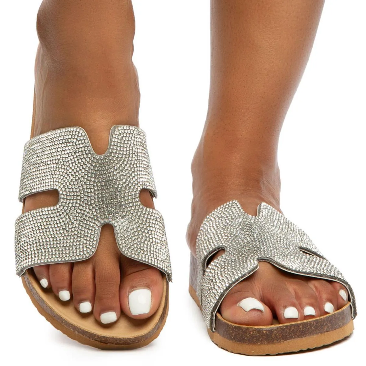 Berk-47 Rhinestone Sandals