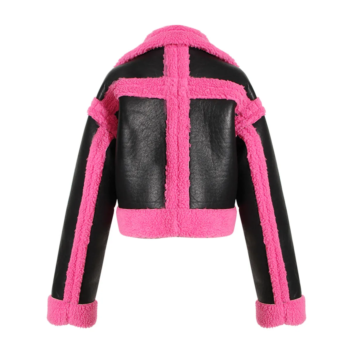 Big Collared Motorcycle Jacket