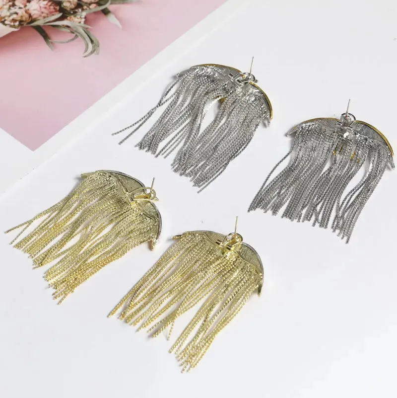 Bird Rhinestone Necklace Earrings Set
