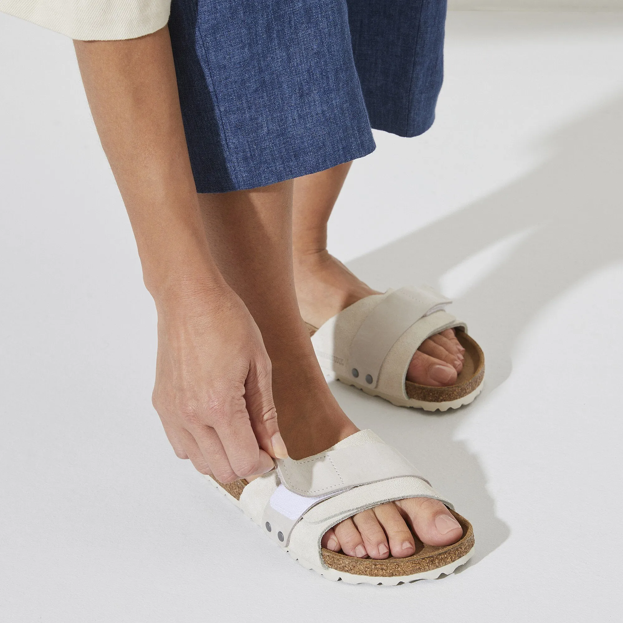 BIRKENSTOCK- OITA SUEDE LEATHER SANDAL