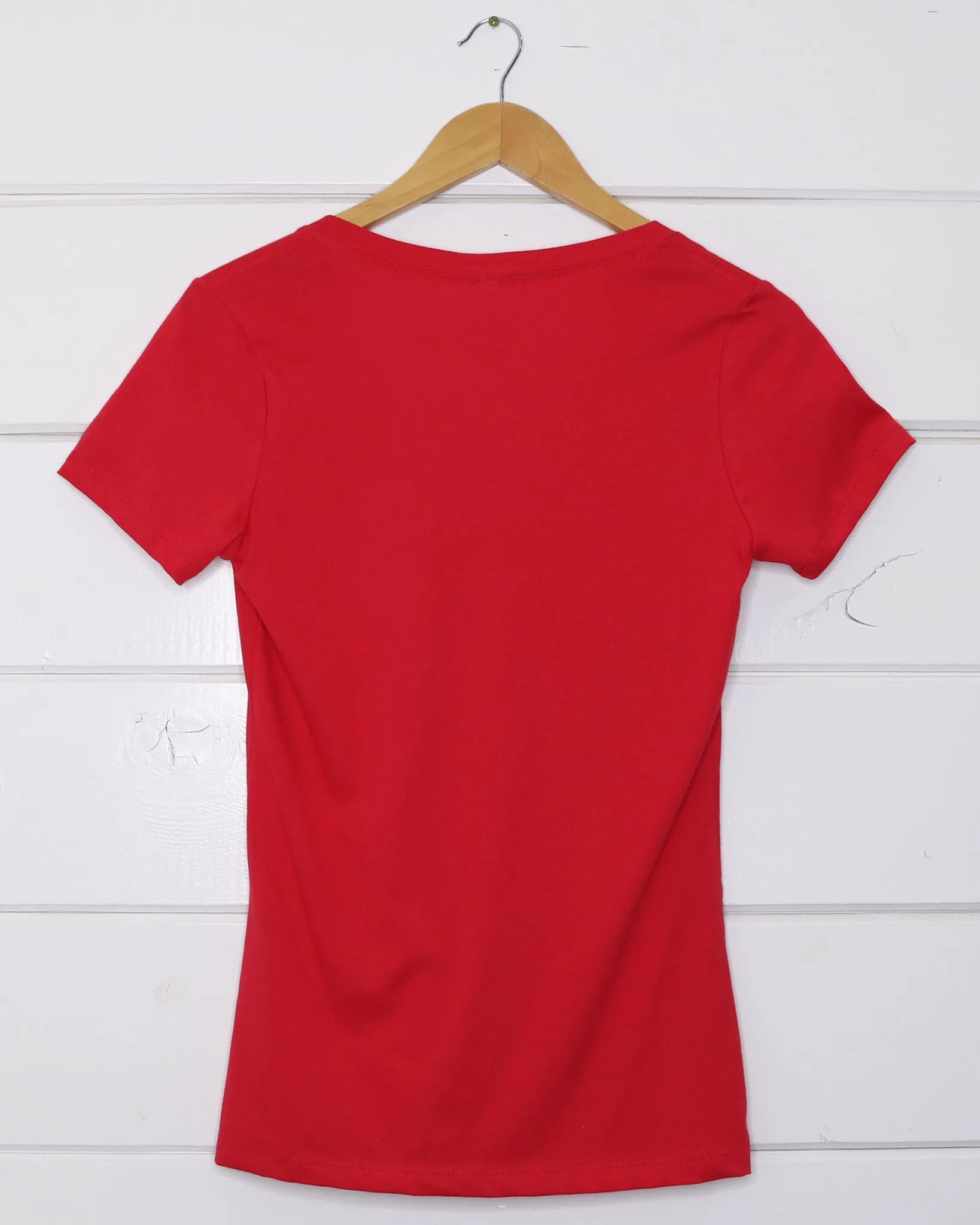 Bison V-Neck Slim Women's T-Shirt