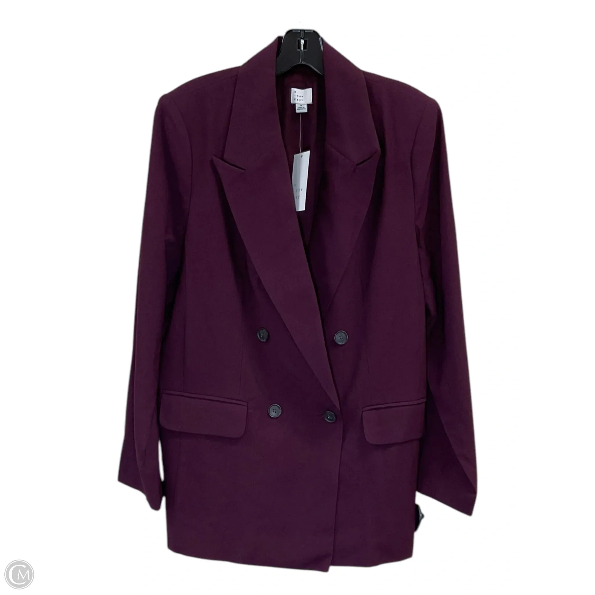 Blazer By A New Day In Purple, Size: M