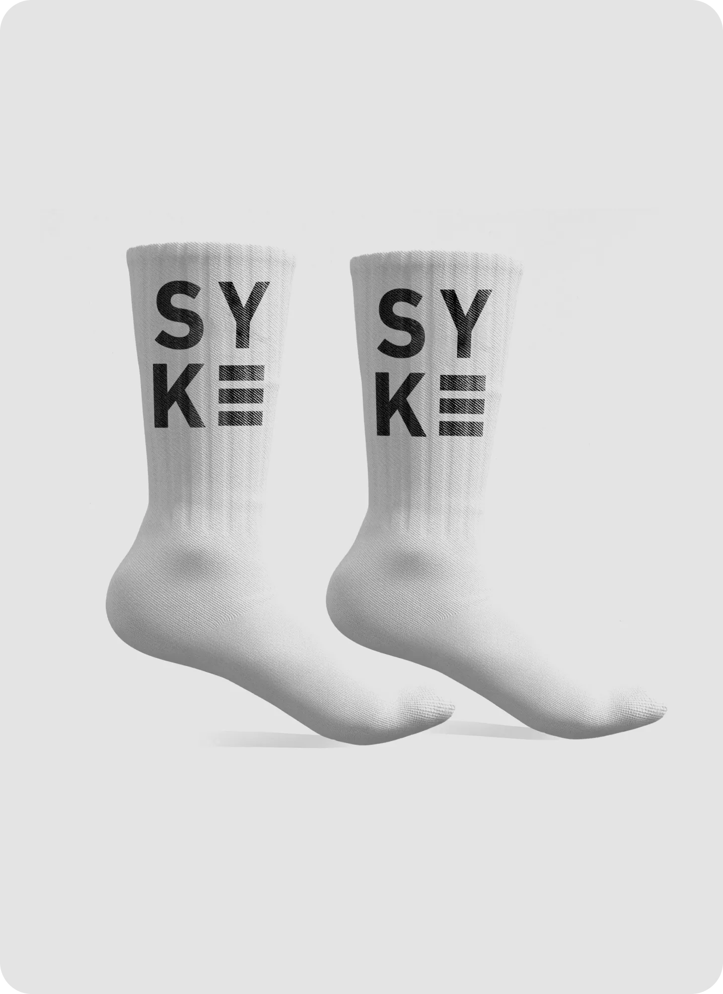 BLOCK WHITE Dri-Fit SYKE Socks