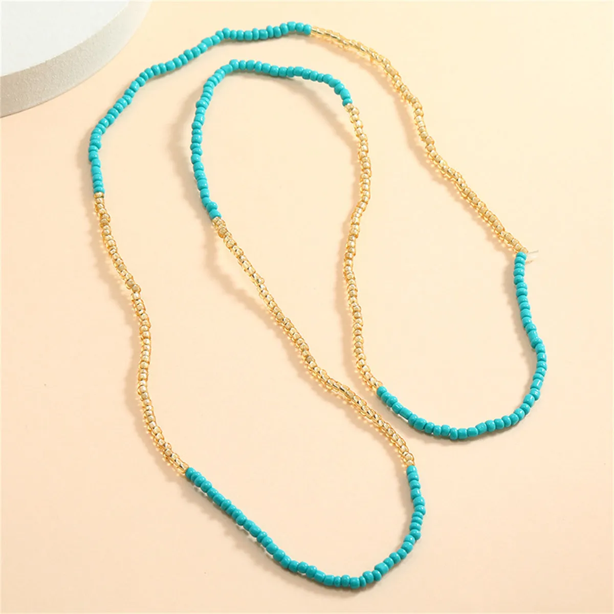 Blue Howlite Stacked Bracelet