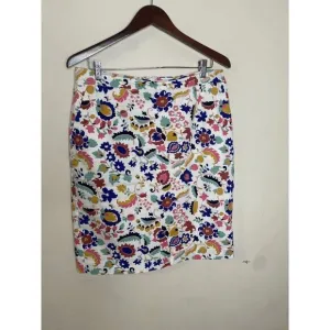 Boden Terreza Paisley Floral Pencil Skirt T0542 Women's Multicolor Size 10