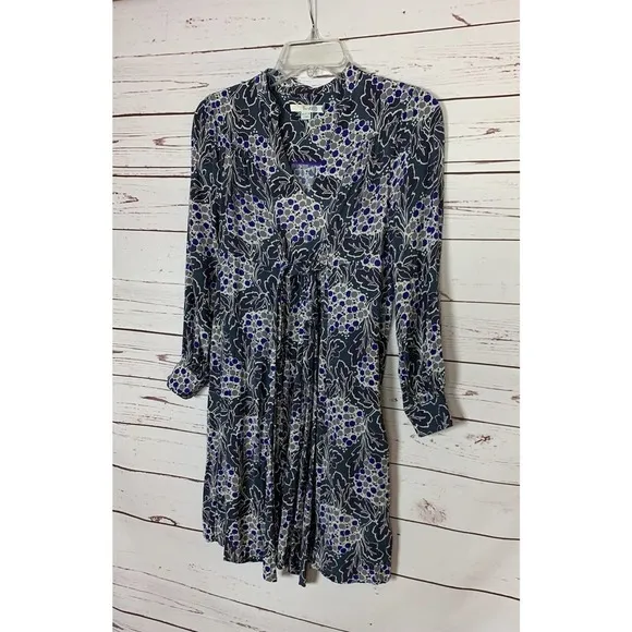Boden Women's Size 2 R Regular US Gray V Neck Beautiful Casual Career Dress