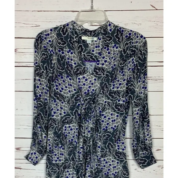 Boden Women's Size 2 R Regular US Gray V Neck Beautiful Casual Career Dress