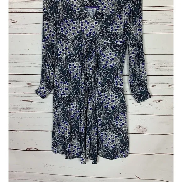Boden Women's Size 2 R Regular US Gray V Neck Beautiful Casual Career Dress