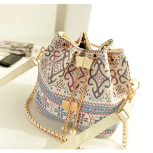 Bohemia Canvas Drawstring Shoulder Bag