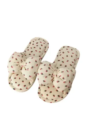 Bow slippers