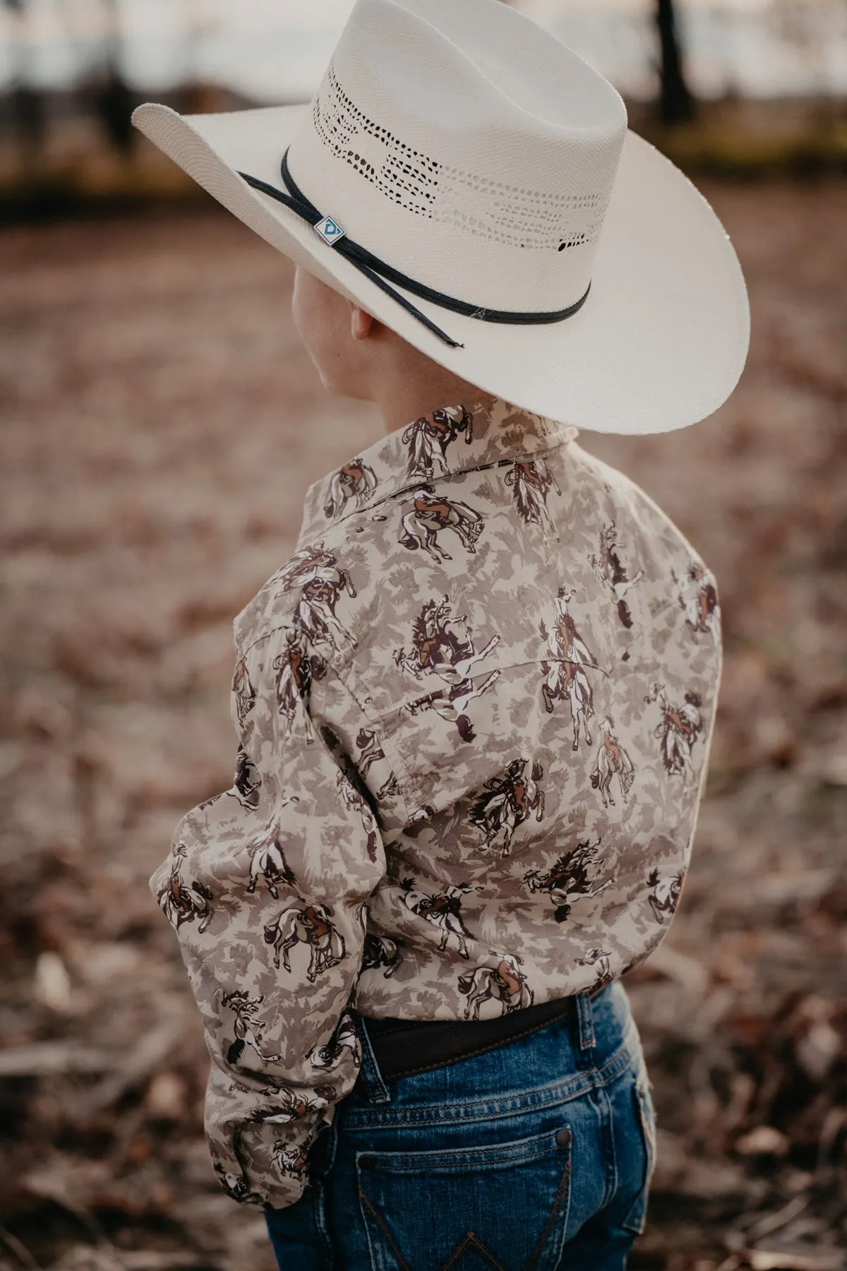 Boys 'All Over Bronc' Pearl Snap by Roper