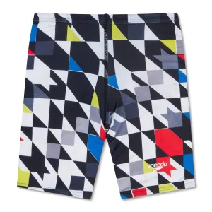 Boy's Print Jammer Long Swim Short