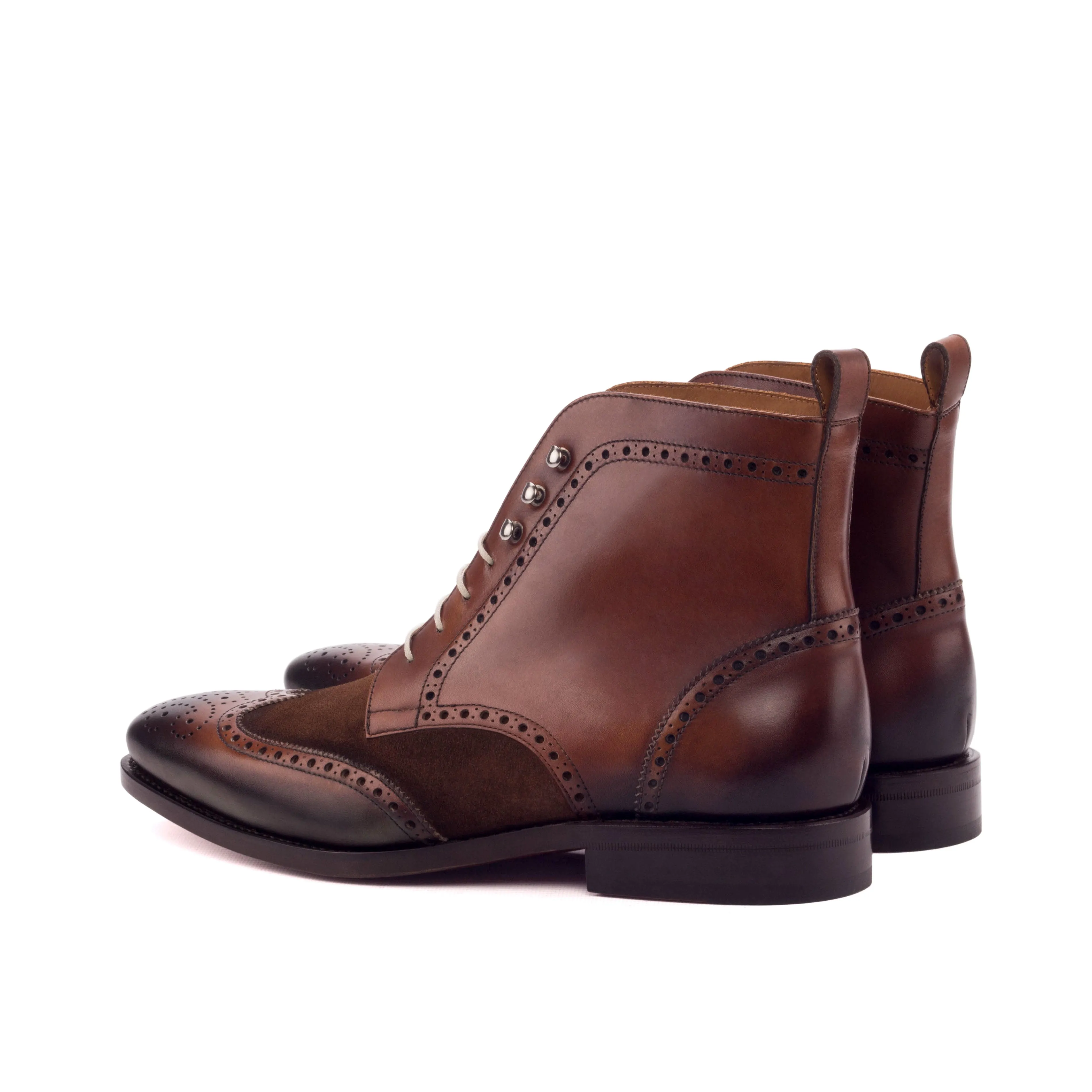 Brogue Boot • Multi Suede