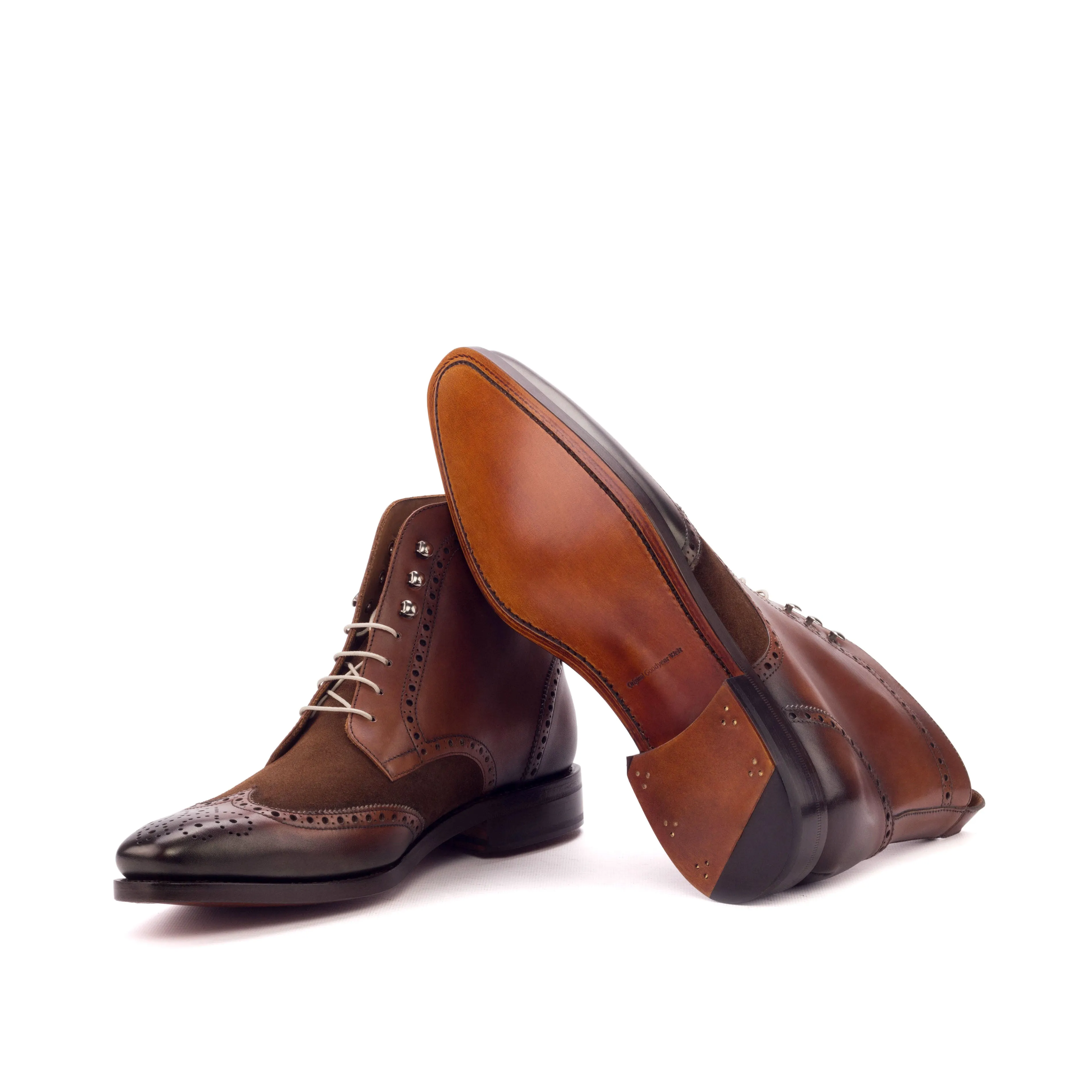 Brogue Boot • Multi Suede