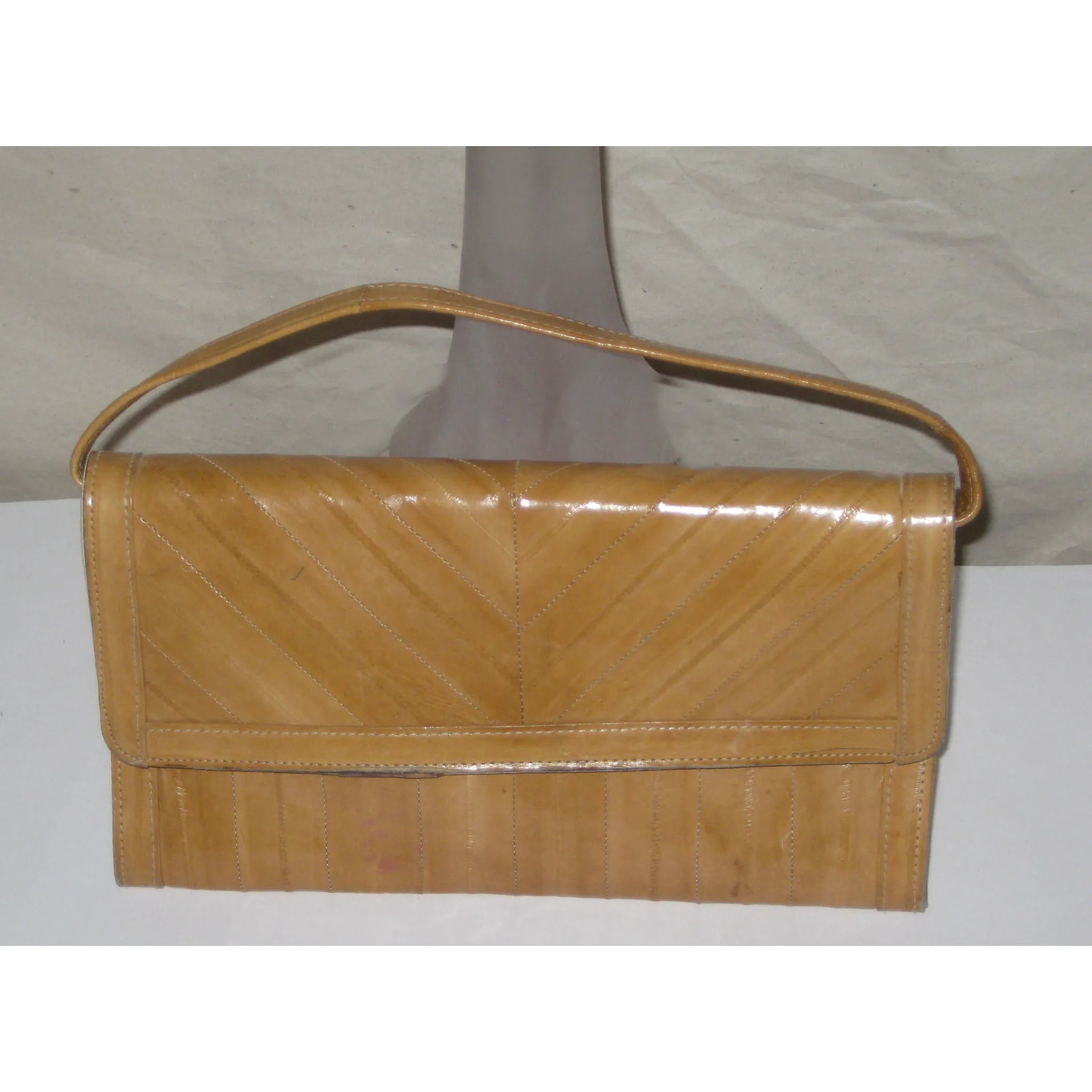 Brown Eel Skin Purse