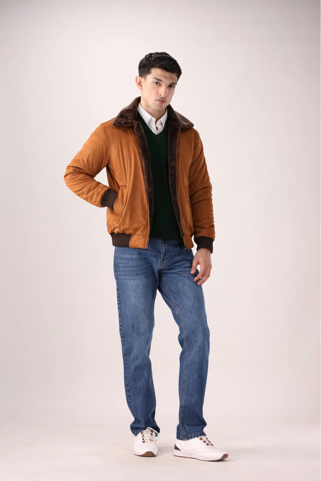 Brown Suede Jacket