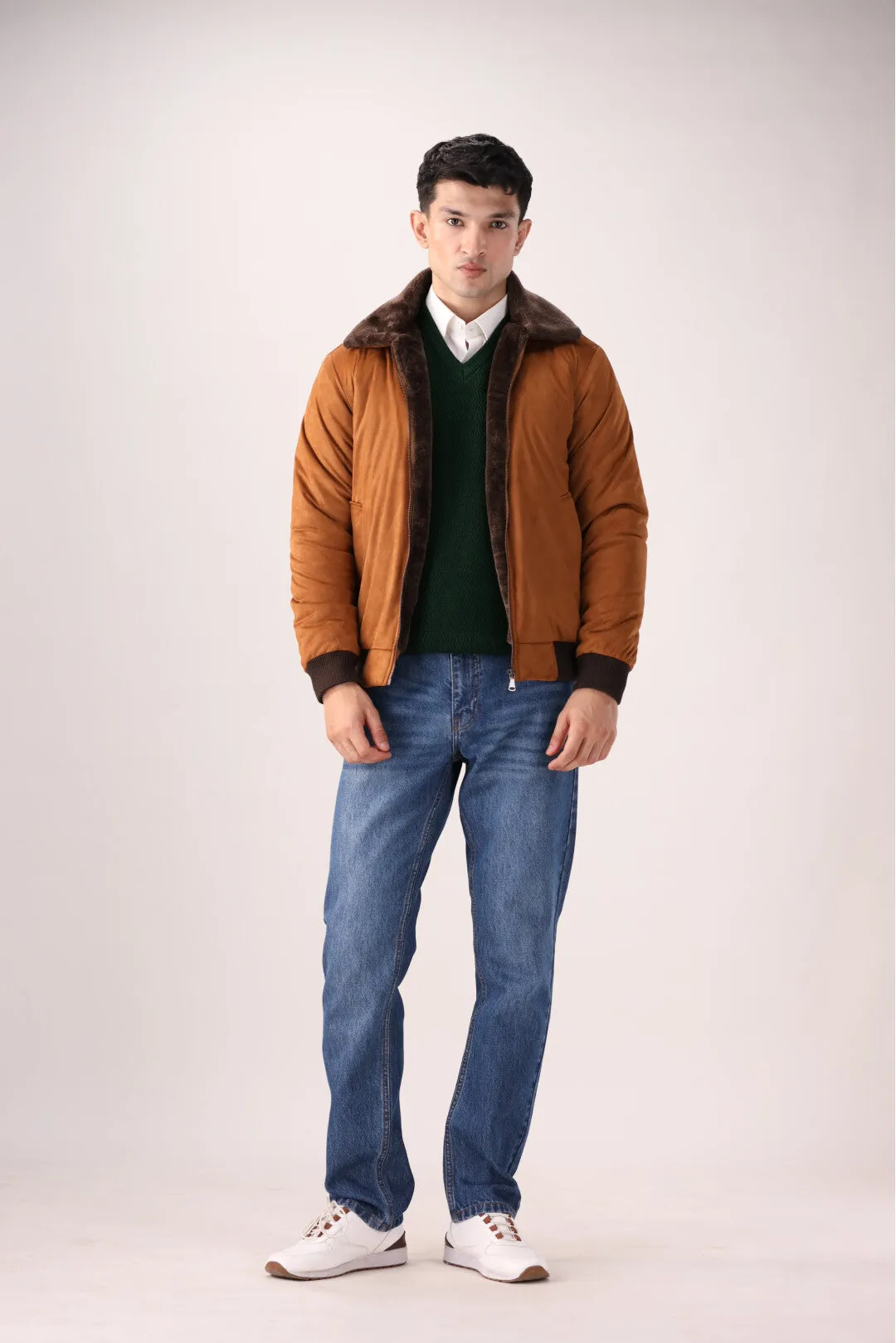 Brown Suede Jacket