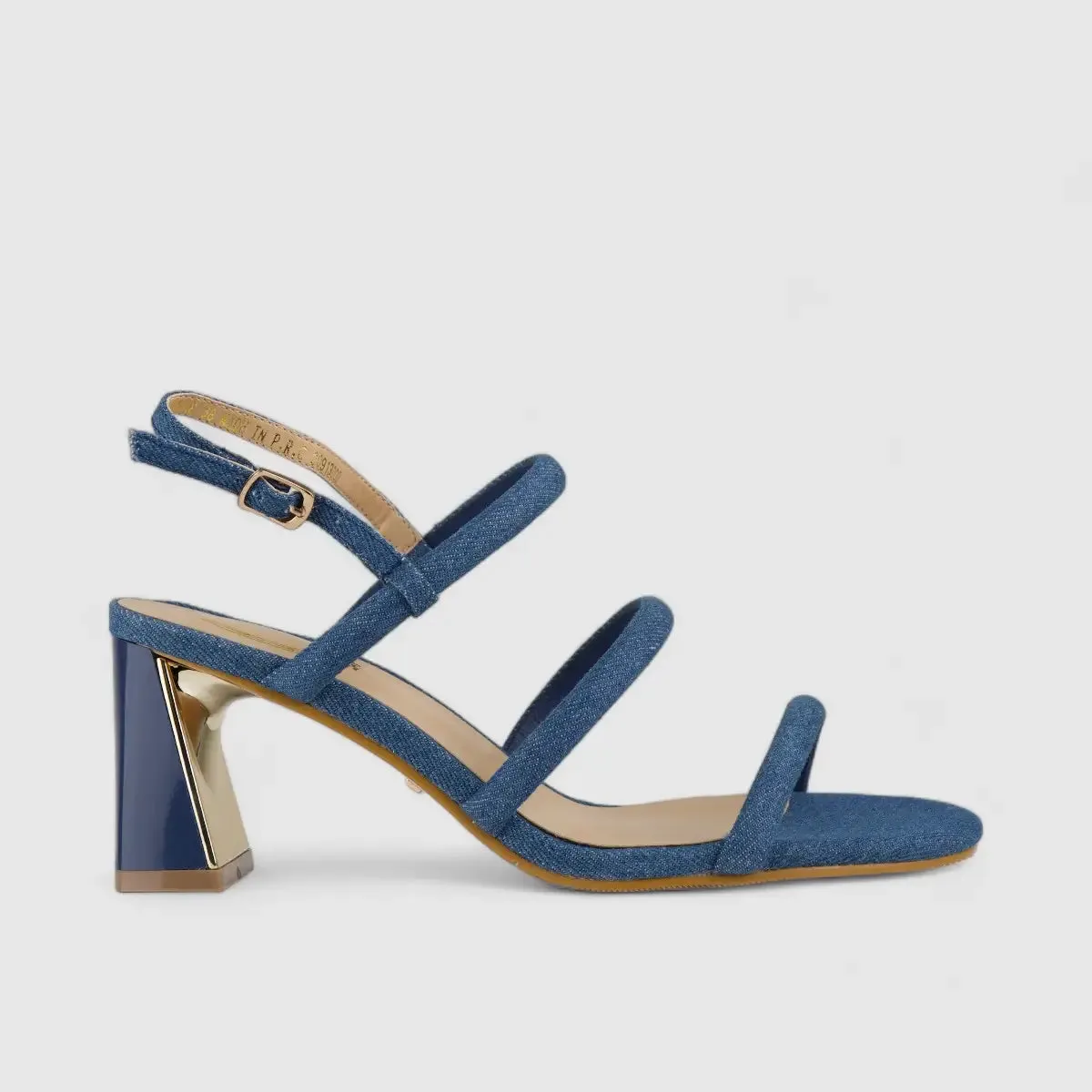 Bulbul Block Heel Sandal Blue CAR5018