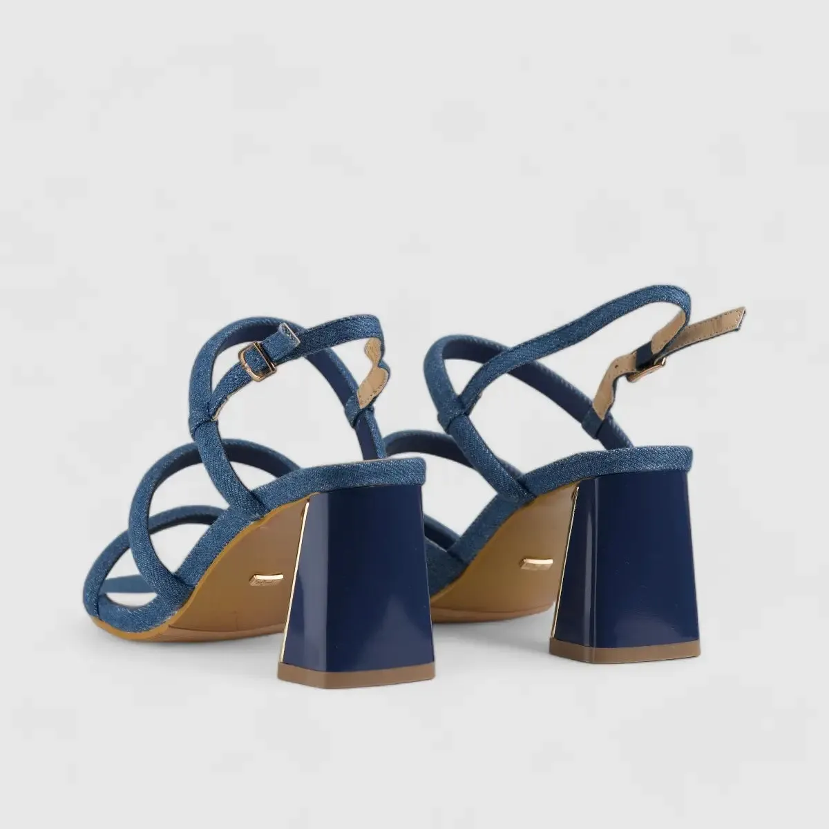 Bulbul Block Heel Sandal Blue CAR5018