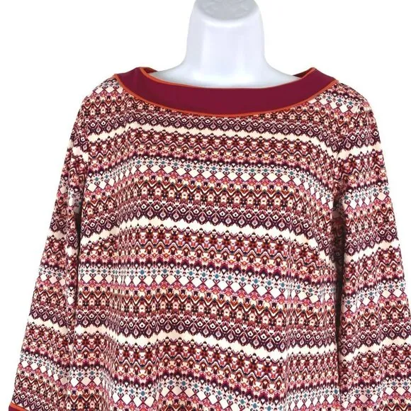 Cabana Life Sedona Shift Dress Multicolored Print NWT Women's Medium