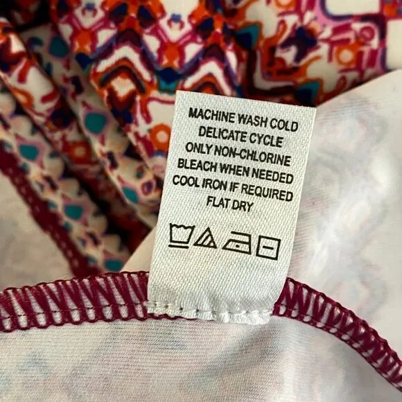 Cabana Life Sedona Shift Dress Multicolored Print NWT Women's Medium