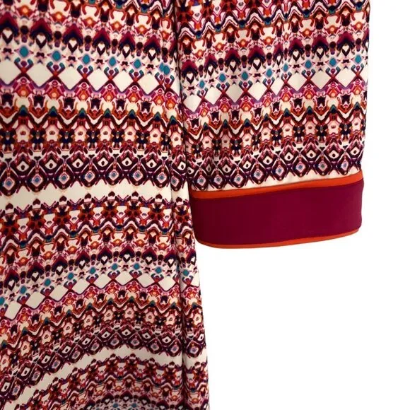 Cabana Life Sedona Shift Dress Multicolored Print NWT Women's Medium