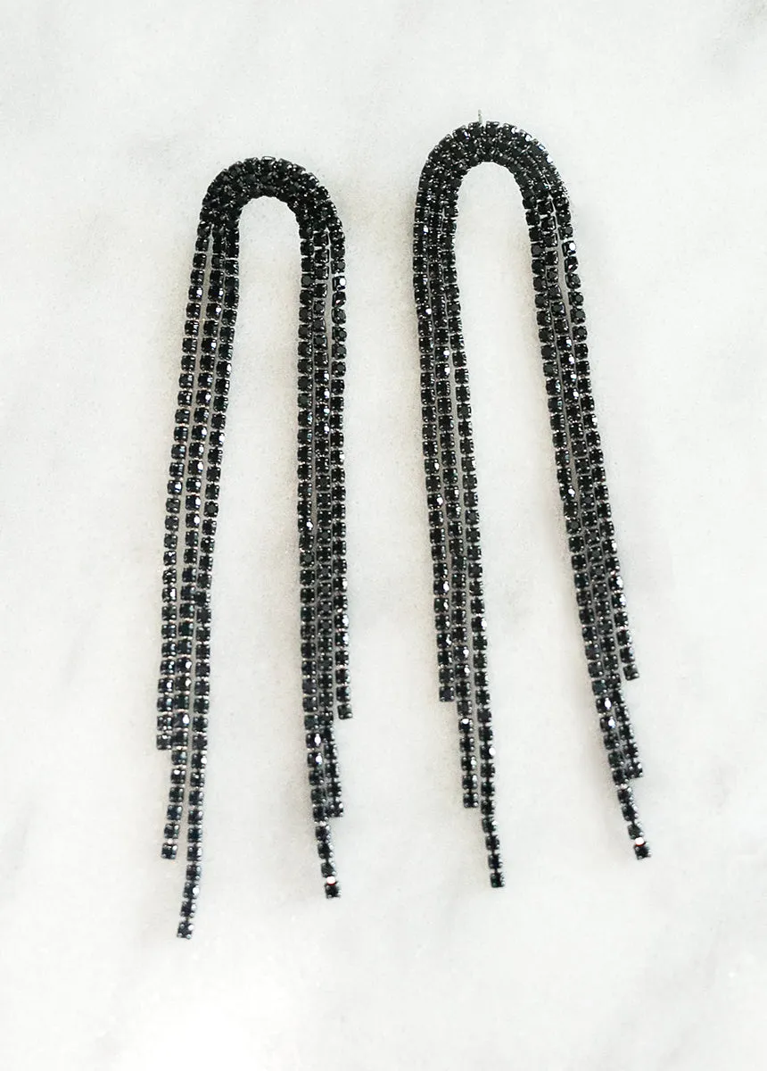Calliope Earrings in Black