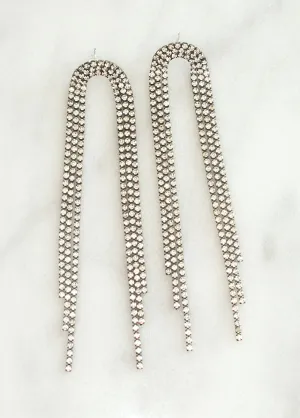 Calliope Earrings in Matte Antique Brass
