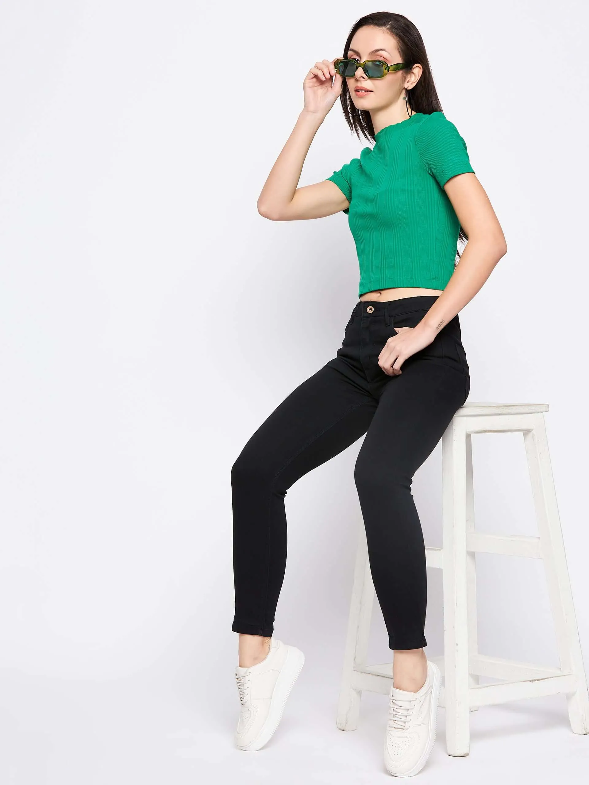 Camla Barcelona Black Skinny Fit Jeans
