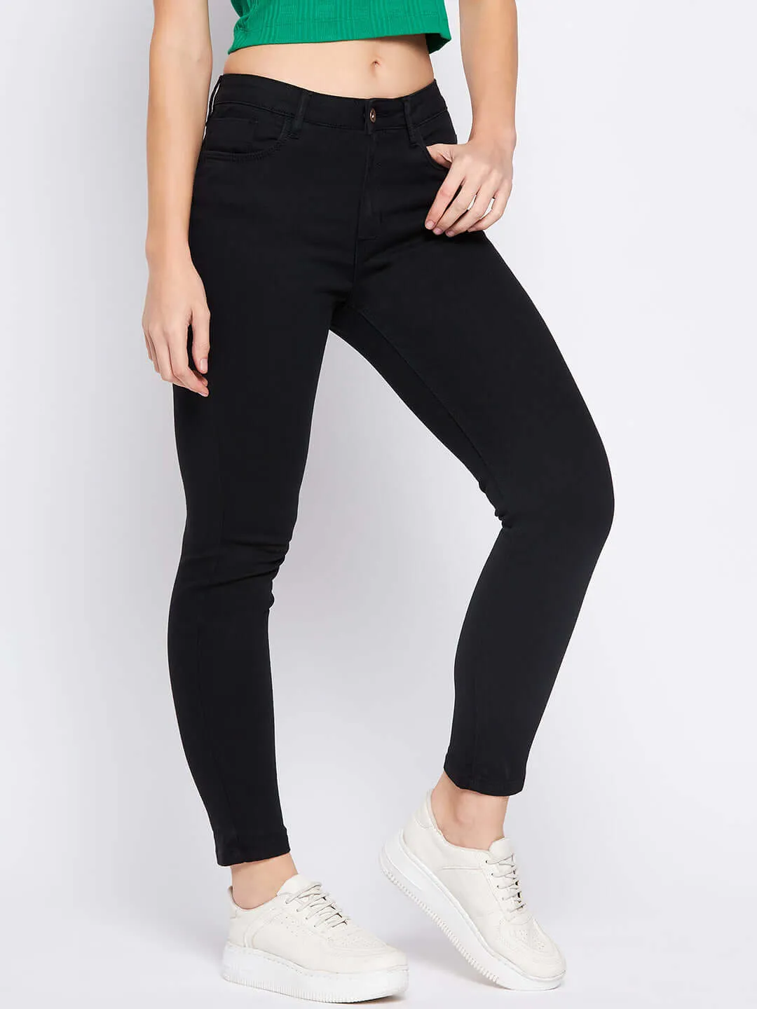 Camla Barcelona Black Skinny Fit Jeans