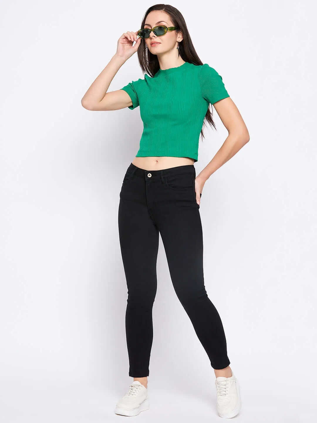 Camla Barcelona Black Skinny Fit Jeans