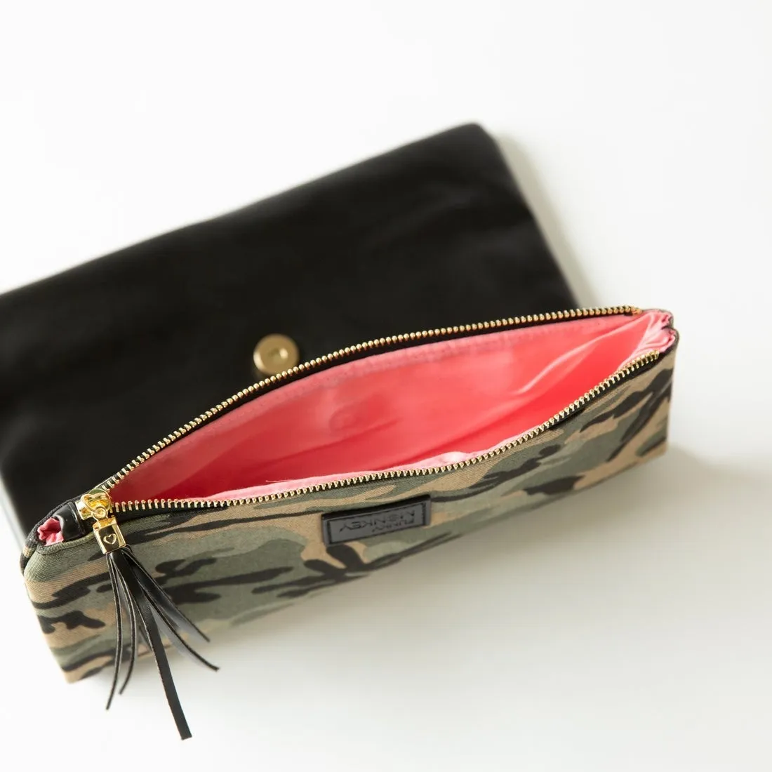 Camo Foldover Clutch