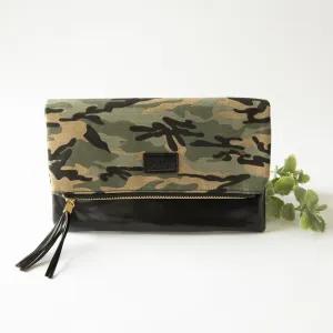 Camo Foldover Clutch