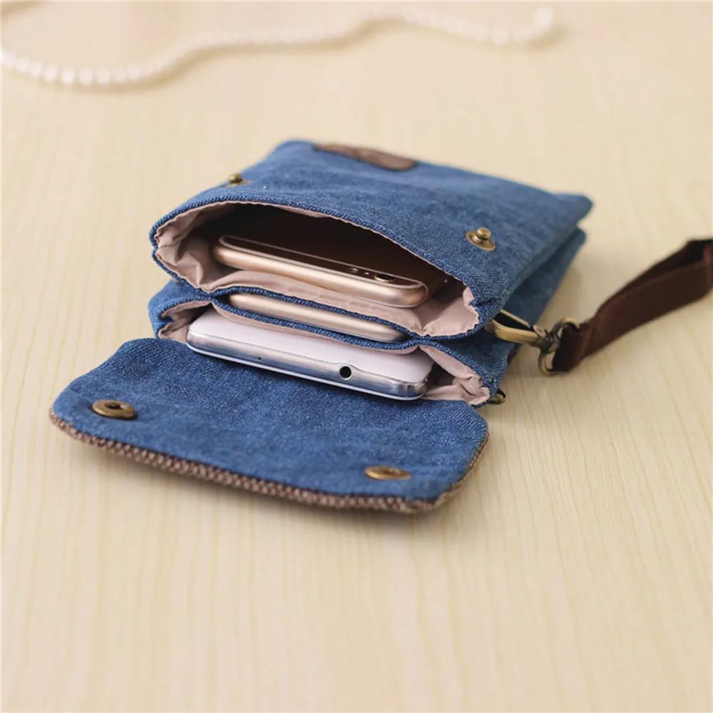 Canvas Cross-Body Smartphone Bag