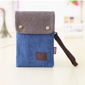 Canvas Cross-Body Smartphone Bag