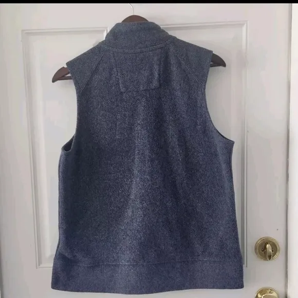 Carhartt Blue Womens Size M 8 10 Kentwood Fleece Vest Full Zip Chest Pocket