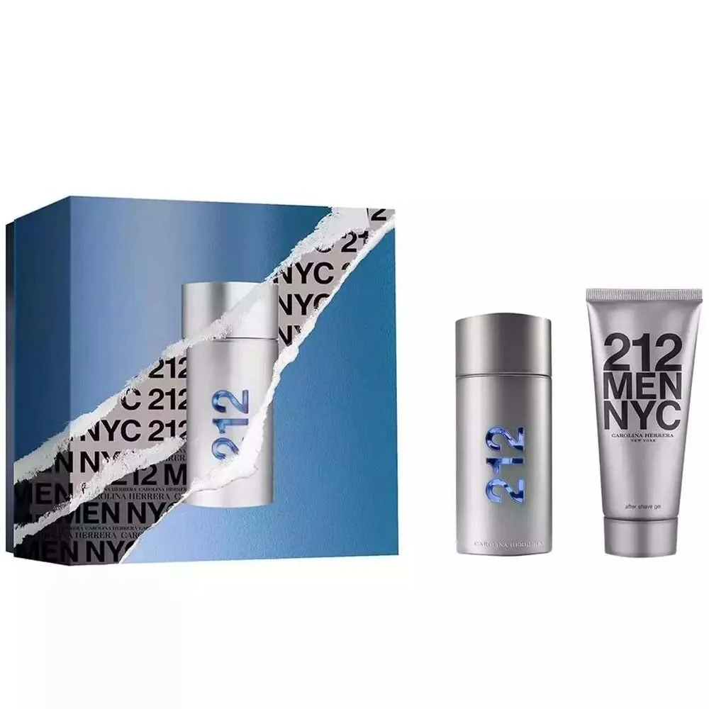 Carolina Herrera 212 Eau De Toilette Gift Set For Men