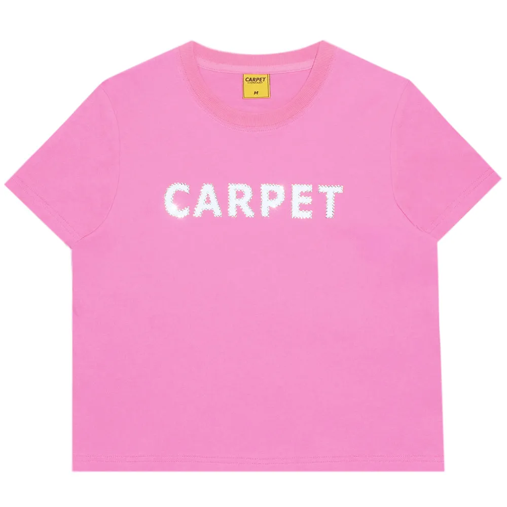 Carpet Company Girl Rhinestone Tee Soft Pink
