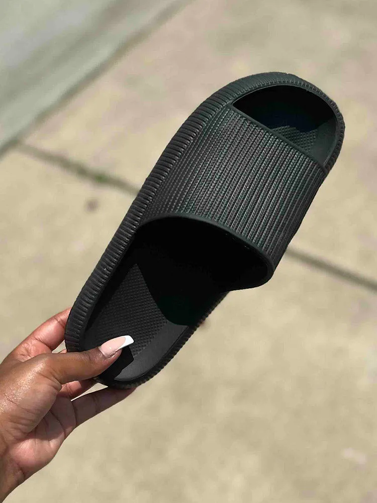 Casual Round Toe Slides