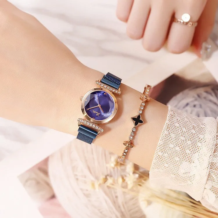 Chic Rhinestone Quartz Women's Watch